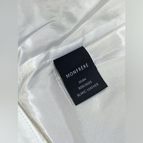 Monfrère Dean Leather Trucker Jacket size S - Picture 14 of 16